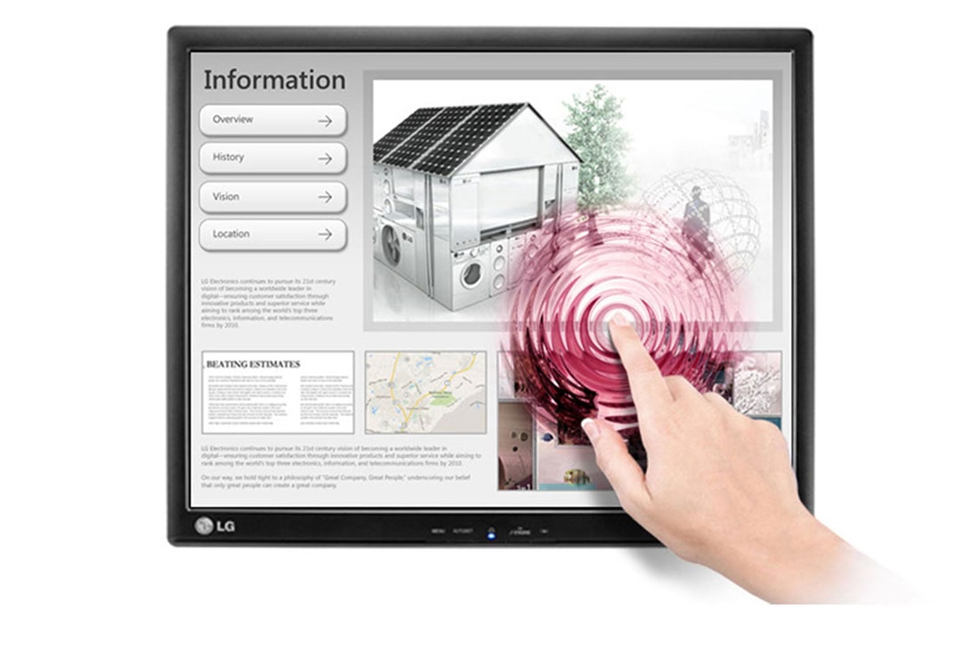 LG 18.9 ''Touch Screen | LG LED IPS HD Display, 19MB15T-I