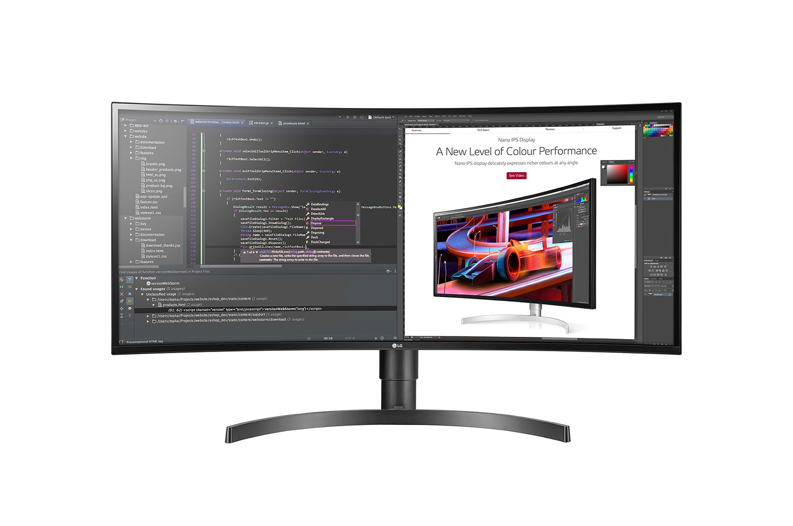LG Monitor 34 curbat UltraWide™ QHD (3440 x 1440) IPS | LG România