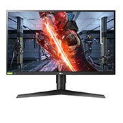 LG Monitor pentru jocuri clasa UltraGear™ QHD IPS, 27'', compatibil cu G-Sync®, LG Monitoare 27GL83A-B 1, 27GL83A-B, thumbnail 1