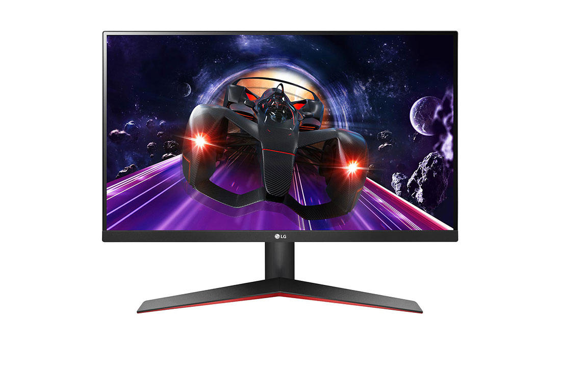 LG Afișaj IPS Full HD de 23,8'' cu AMD FreeSync™, vedere frontală, 24MP60G-B