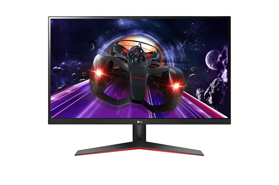 LG Afișaj IPS Full HD de 27'' cu AMD FreeSync™, vedere frontală, 27MP60G-B