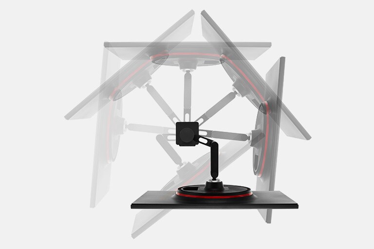 Simularea intervalului de pivotare + 280˚, - 280˚