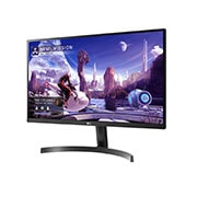 LG Monitor IPS QHD de 27'' cu AMD FreeSync™, Vedere laterală la -15 grade, 27QN600, thumbnail 2