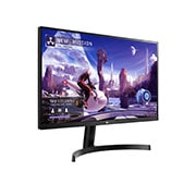 LG Monitor IPS QHD de 27'' cu AMD FreeSync™, Vedere din perspectivă, 27QN600, thumbnail 4