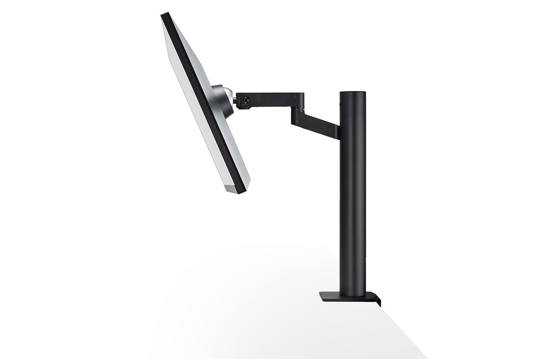 LG Monitor IPS UHD 4K Ergo IPS de 27'' cu USB Type-C™, vedere laterală a monitorului înclinat în jos, 27UN880-B, thumbnail 8