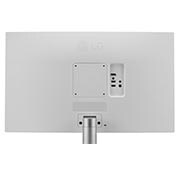 LG Monitor IPS UHD 4K de 27'' cu VESA DisplayHDR™ 400, vedere prim-plan a porturilor, 27UP600-W, thumbnail 7