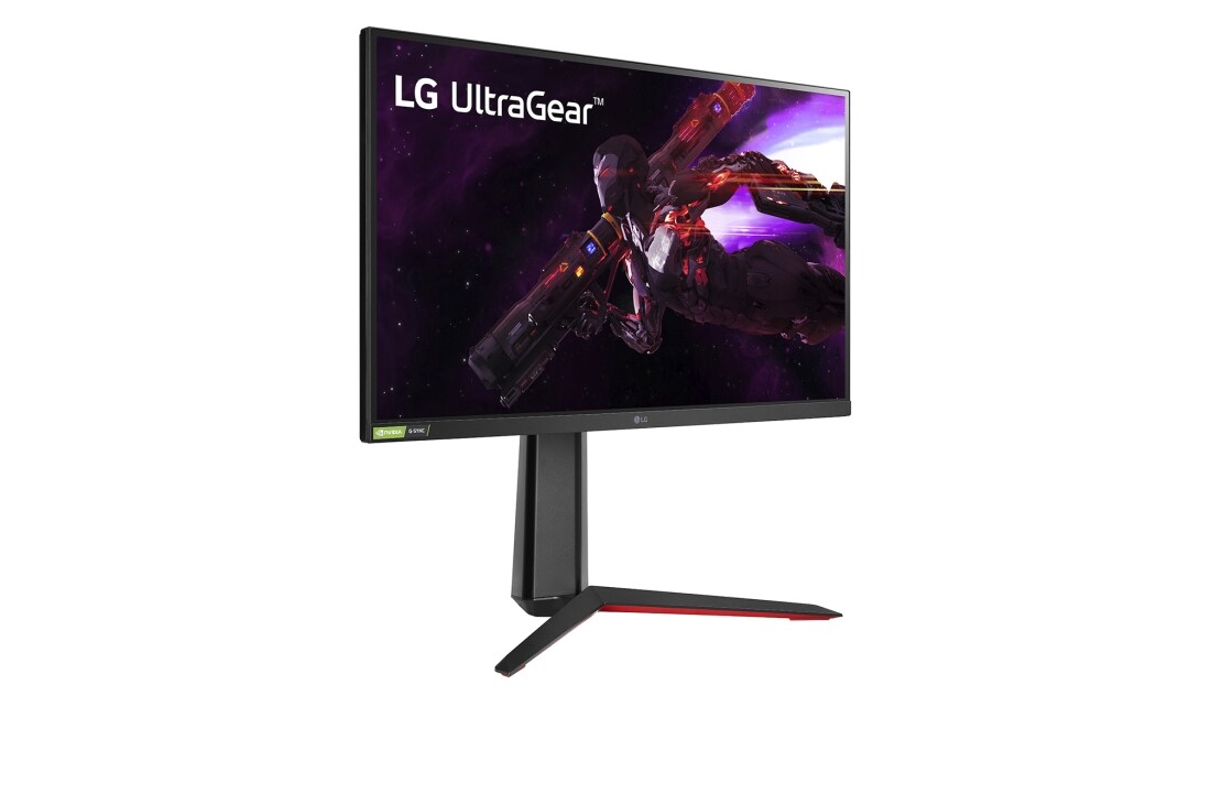 LG Monitor de gaming UltraGear™ Nano IPS 1ms, 27'', compatibil cu NVIDIA® G-SYNC®, Vedere din perspectivă, 27GP850-B, thumbnail 4