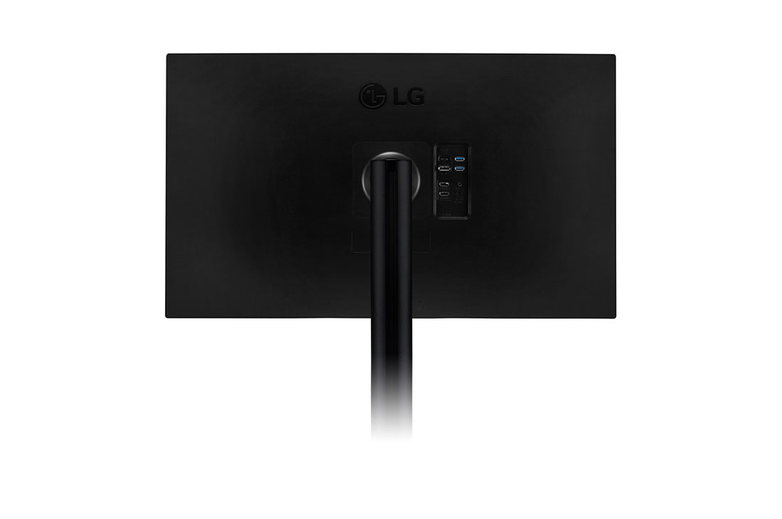 LG Monitor IPS UHD 4K Ergo de 31.5'' cu USB Type-C™, Vedere laterală spate cu brațul monitorului întins în centru, 32UN880-B, thumbnail 13