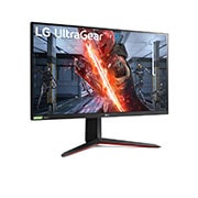 LG Monitor pentru jocuri clasa UltraGear™ Nano IPS 1ms, 27'', compatibil cu NVIDIA® G-SYNC®, Vedere laterală la +15 grade, 27GN850-B, thumbnail 3