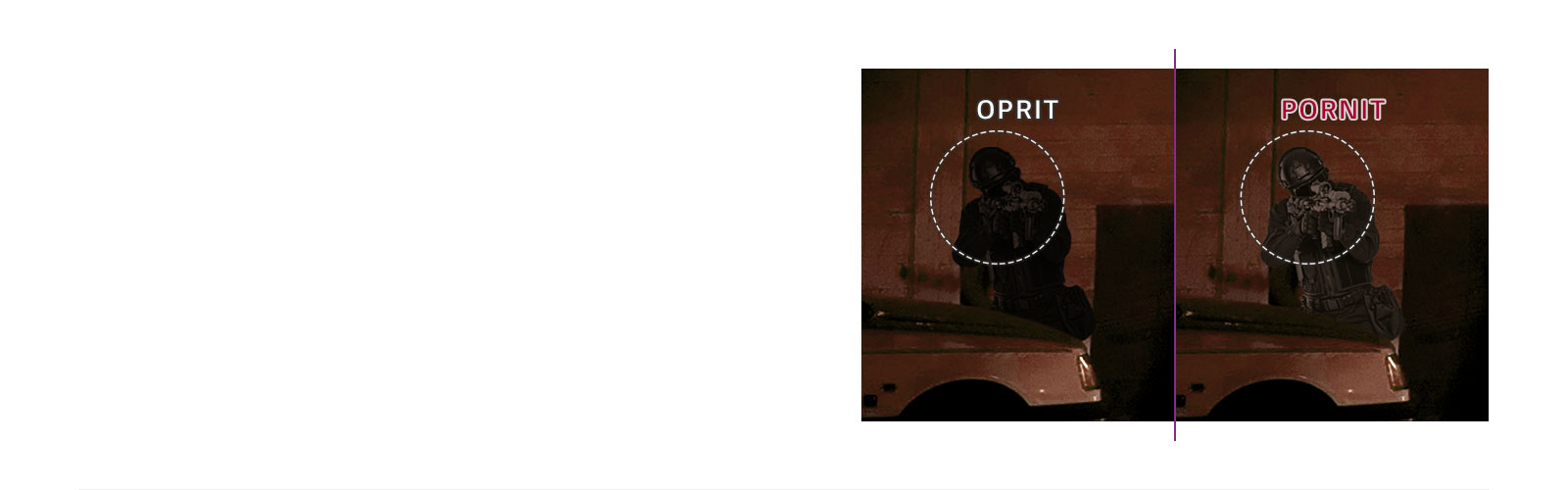 Atacă primul în scenele întunecate