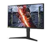 LG Monitor pentru jocuri UltraGear™ Full HD IPS, 27'', compatibil cu G-SYNC®, Vedere laterală la +15 grade, 27GN750-B, thumbnail 2