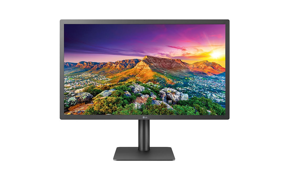 LG Monitor UltraFine™ 4K de 23,7'', front view, 24MD4KL-B