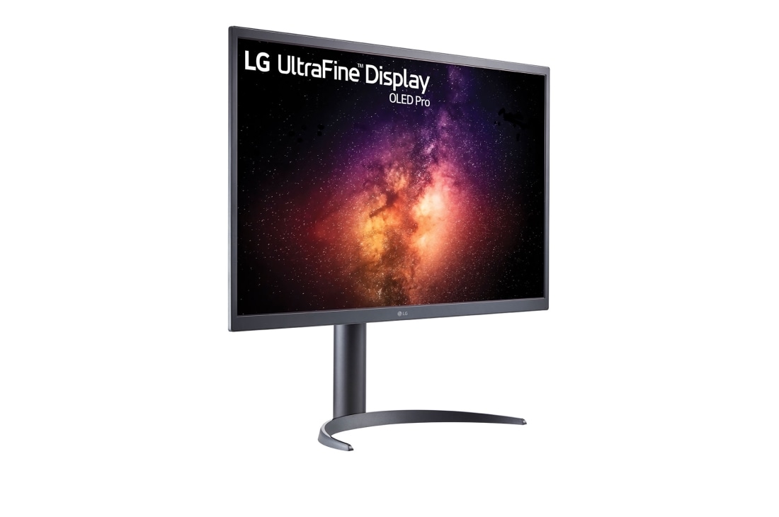 LG Ecran OLED 4K de 31,5 inchi, pixeli auto-iluminați și raport de contrast 1M: 1, Vedere din perspectivă, 32EP950-B, thumbnail 4