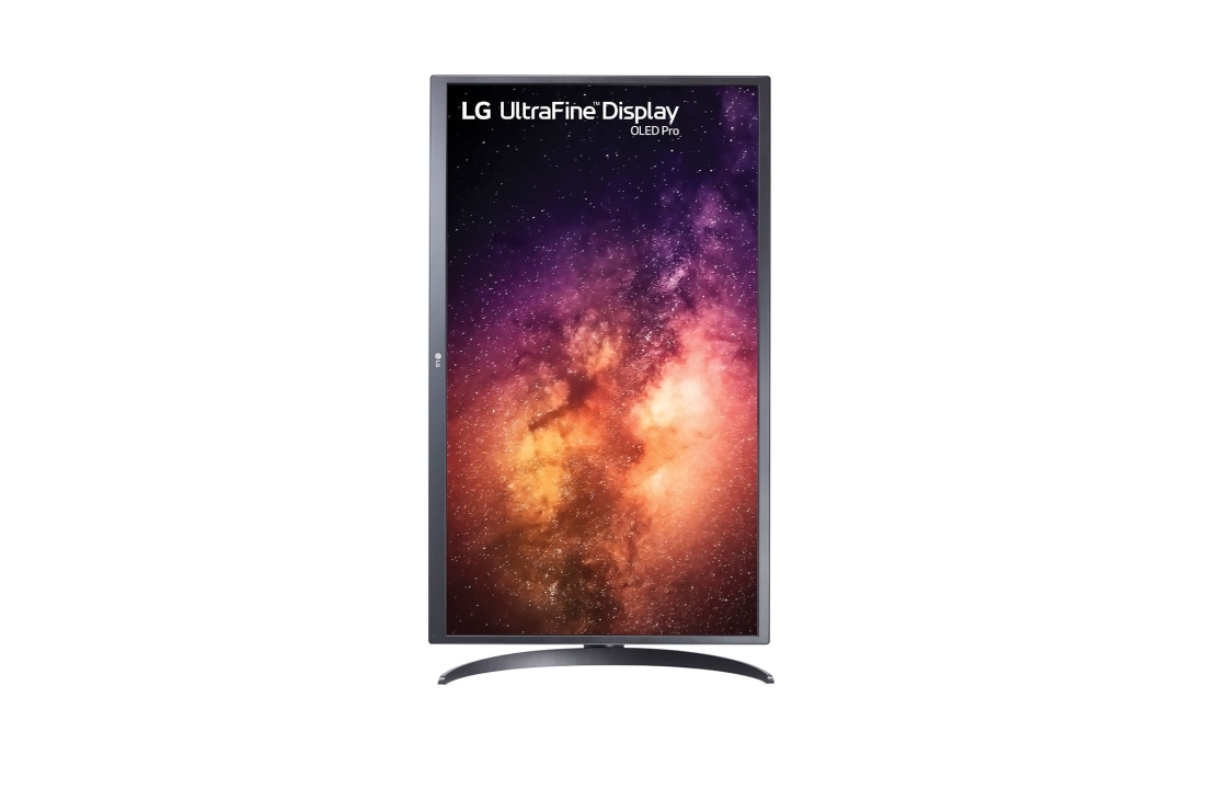LG Ecran OLED 4K de 31,5 inchi, pixeli auto-iluminați și raport de contrast 1M: 1, vedere frontală, cu afișajul pivotând la 90 de grade într-o vedere portret, 32EP950-B, thumbnail 10