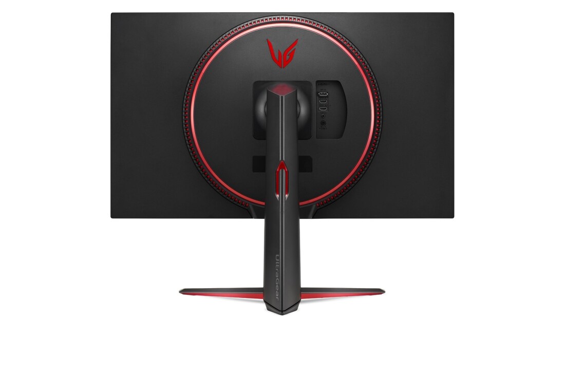 LG Monitor de joc UltraGear ™ Full HD de 31,5 '' cu 165Hz, 1 ms MBR și compatibilitate NVIDIA® G-SYNC®, Vedere posterioară, 32GN550-B, thumbnail 6