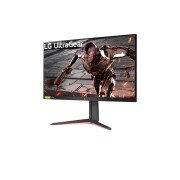 LG Monitor de joc UltraGear ™ Full HD de 31,5 '' cu 165Hz, 1 ms MBR și compatibilitate NVIDIA® G-SYNC®, Vedere laterală la  -15 grade, 32GN550-B, thumbnail 2