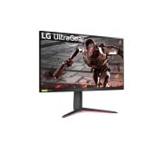 LG Monitor de joc UltraGear ™ Full HD de 31,5 '' cu 165Hz, 1 ms MBR și compatibilitate NVIDIA® G-SYNC®, Vedere laterală la +15 grade, 32GN550-B, thumbnail 3