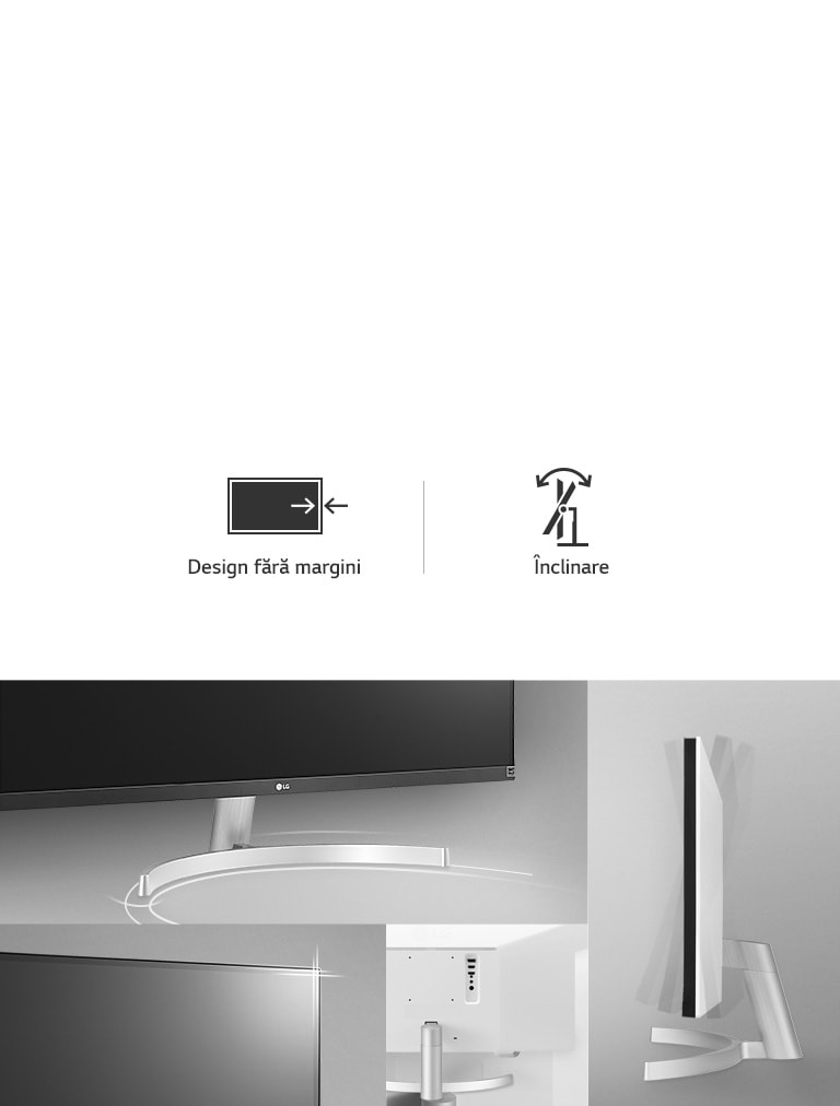 Design-ul ergonomic cu un aspect, practic, fără margini și înclinare.