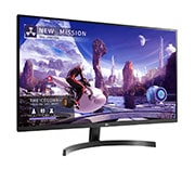 LG Monitor IPS QHD de 31,5'' cu AMD FreeSync™, Vedere laterală la +15 grade, 32QN600-B, thumbnail 3