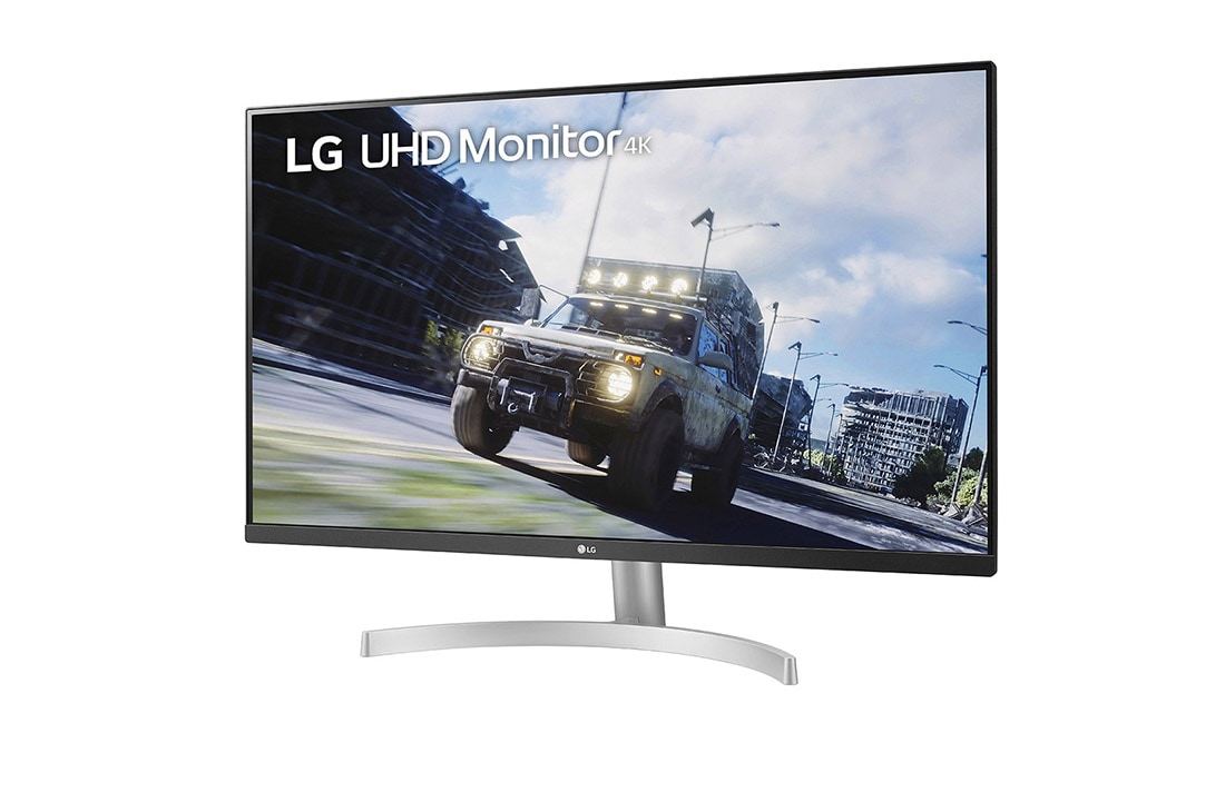 LG Monitor UHD 4K HDR, de 31,5'' (3840x2160), Vedere laterală la +15 grade, 32UN500-W, thumbnail 2