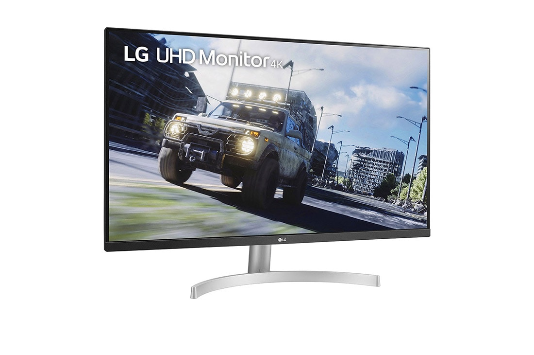 LG Monitor UHD 4K HDR, de 31,5'' (3840x2160), Vedere laterală la +15 grade, 32UN500-W, thumbnail 3