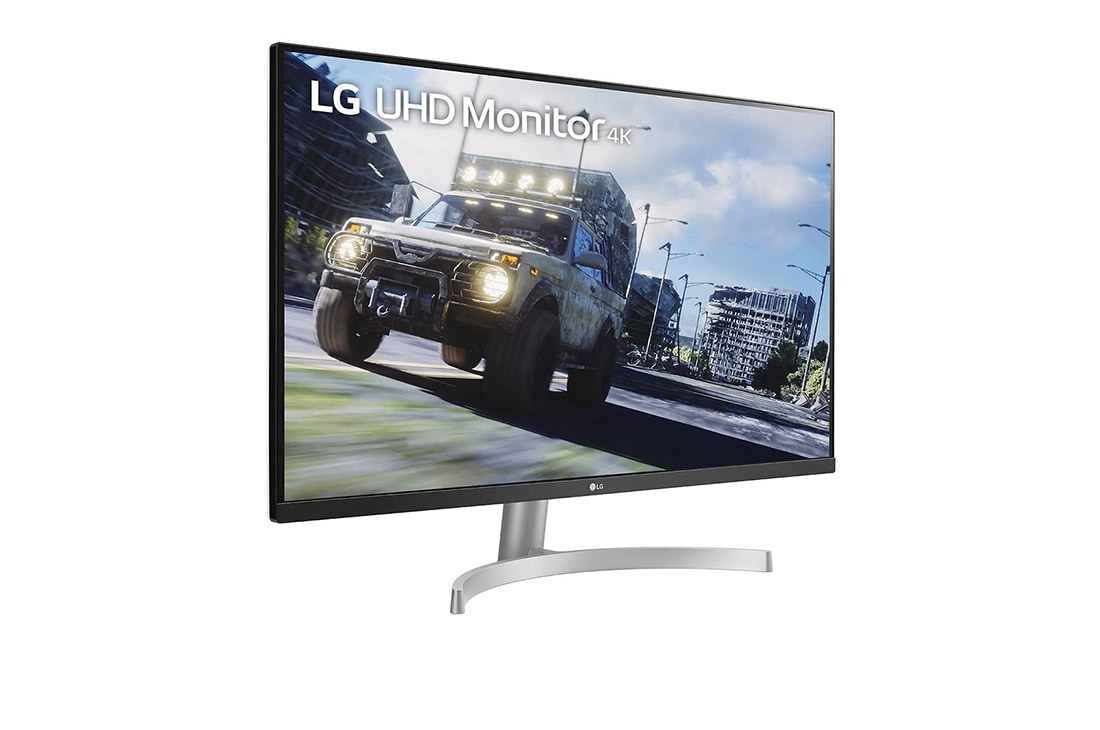 LG Monitor UHD 4K HDR, de 31,5'' (3840x2160), Vedere din perspectivă, 32UN500-W, thumbnail 4