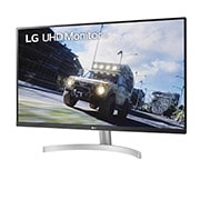 LG Monitor UHD 4K HDR, de 31,5'' (3840x2160), Vedere laterală la +15 grade, 32UN500-W, thumbnail 2