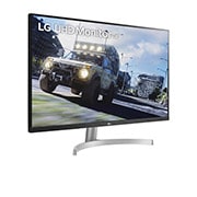 LG Monitor UHD 4K HDR, de 31,5'' (3840x2160), Vedere din perspectivă, 32UN500-W, thumbnail 4