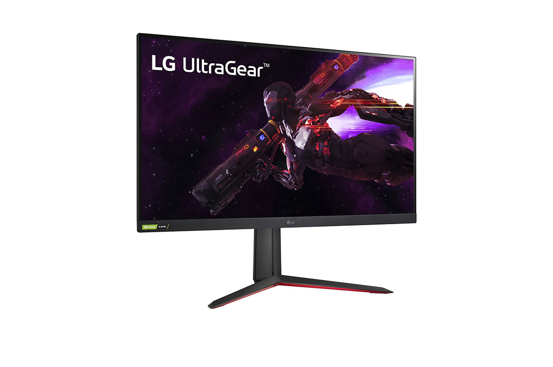 LG Monitor de joc UltraGear™ Nano IPS 1ms de 31,5 ”cu compatibilitate NVIDIA® G-SYNC®, Vedere laterală la +15 grade, 32GP850-B, thumbnail 3