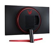 LG Monitor pentru jocuri clasa UltraGear™ Full HD IPS 1ms (GtG), 27'', compatibil cu NVIDIA® G-SYNC®, vedere din perspectivă spate, 27GN600-B, thumbnail 7
