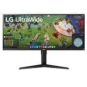 LG Monitor UltraWide™ Full HD IPS de 34'' și VESA HDR™ 400, Vedere frontală, 34WP65G-B, thumbnail 1