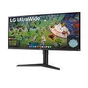 LG Monitor UltraWide™ Full HD IPS de 34'' și VESA HDR™ 400, Vedere laterală la +15 grade, 34WP65G-B, thumbnail 2