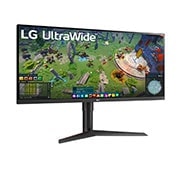 LG Monitor UltraWide™ Full HD IPS de 34'' și VESA HDR™ 400, Vedere laterală la +15 grade, 34WP65G-B, thumbnail 3