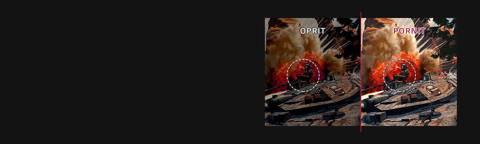 Black Stabilizer OPRIT VS. PORNIT