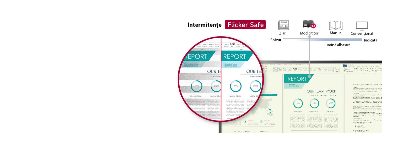 Flicker Safe & Reader Mode