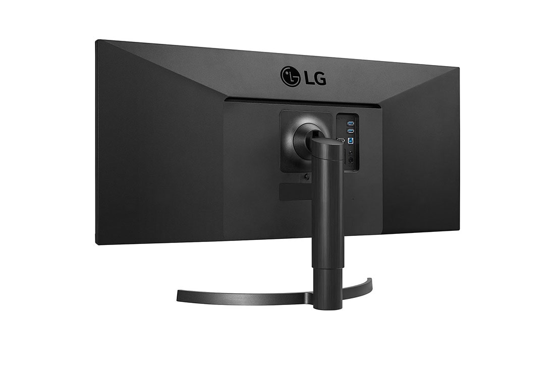 LG Monitor 34'' UltraWide™ QHD (3440 x 1440) IPS, Vedere posterioară la +15 grade, 34WN750-B, thumbnail 7