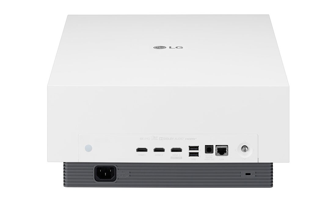 LG Proiector LG HU810P 4K UHD Laser Smart Home Theater CineBeam, Vedere posterioară, HU810PW, thumbnail 2