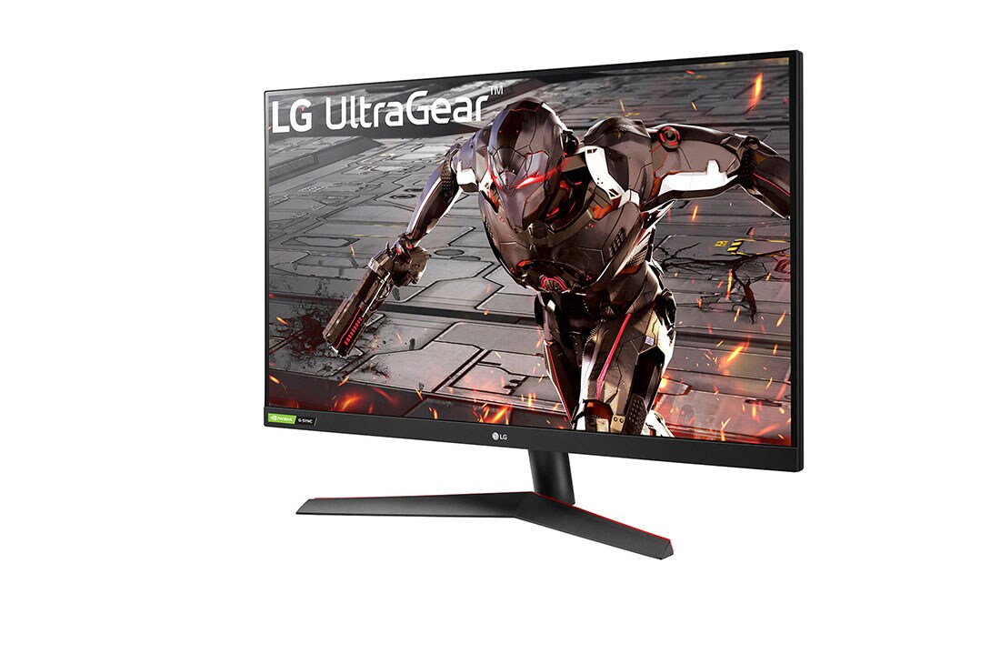 LG Monitor de jocuri UltraGear™ Full HD de 31,5 ''cu 165Hz, 1ms MBR și compatibil NVIDIA® G-SYNC®, Vedere laterală la -15 grade, 32GN500-B, thumbnail 2