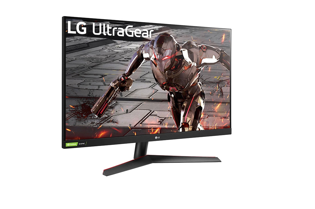 LG Monitor de jocuri UltraGear™ Full HD de 31,5 ''cu 165Hz, 1ms MBR și compatibil NVIDIA® G-SYNC®, Vedere laterală la +15 grade, 32GN500-B, thumbnail 3