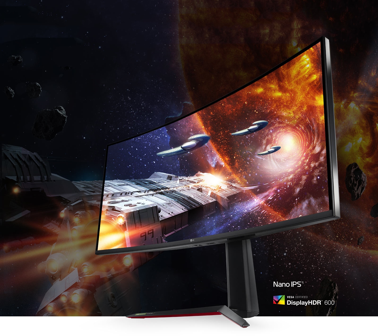 Monitor 38GN950 compatibil cu Nano IPS și HDR 600