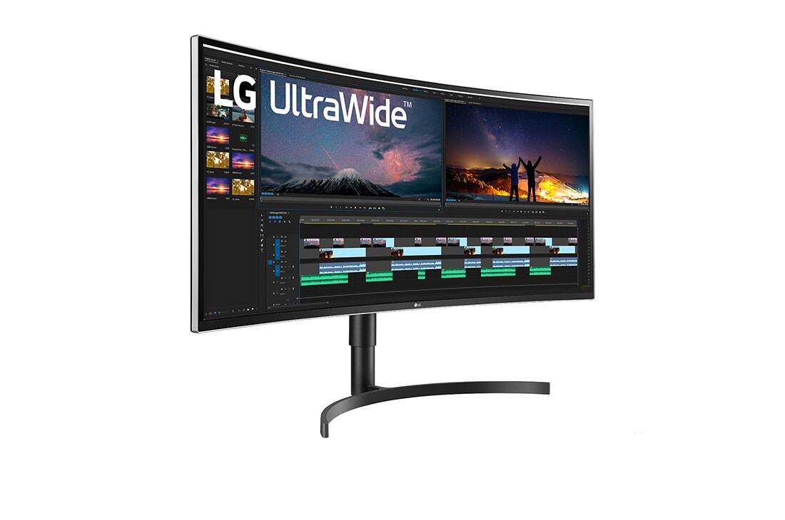 LG Monitor HDR IPS 38'' curbat UltraWide™ QHD+ (3840 x 1600), Vedere din perspectivă, 38WN75C-B, thumbnail 4