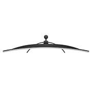 LG Monitor HDR IPS 38'' curbat UltraWide™ QHD+ (3840 x 1600), vedere de sus a curbării, 38WN75C-B, thumbnail 9