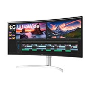 LG Monitor curbat 38'' UltraWide™ QHD+ Nano IPS, Vedere laterală la +15 grade, 38WN95C-W, thumbnail 2