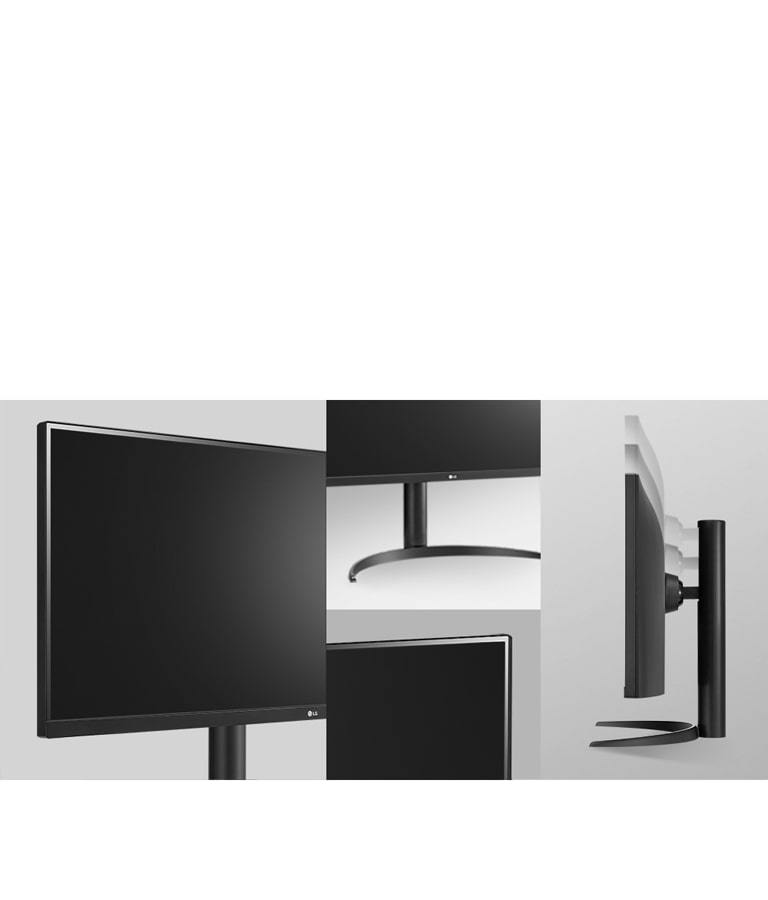 Suportul One-Click oferă o instalare mai ușoară, care nu necesită niciun alt echipament, precum și flexibilitatea unui reglaj al înălțimii și înclinării ecranului pentru a atinge poziția optimă pentru tine.