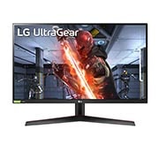 LG Monitor pentru jocuri clasa UltraGear™ QHD IPS 1ms (GtG), 27'', compatibil cu NVIDIA® G-SYNC®, Vedere frontală, 27GN800-B, thumbnail 1