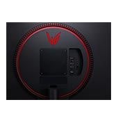 LG Monitor pentru jocuri clasa UltraGear™ QHD IPS 1ms (GtG), 27'', compatibil cu NVIDIA® G-SYNC®, Vedere de prim-plan a porturilor, 27GN800-B, thumbnail 8