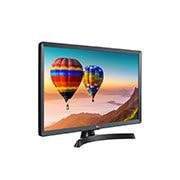 LG Monitor TV LED de 27,5'' HD Ready cu unghi larg de vizualizare, Vedere din perspectivă, 28TN515V-WZ, thumbnail 4