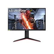 LG Monitor pentru jocuri clasa UltraGear™ Full HD IPS 1ms (GtG), 27'', compatibil cu NVIDIA® G-SYNC®, Vedere frontală, 27GN650-B, thumbnail 1