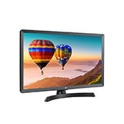LG Monitor TV LED de 27,5'' HD Ready cu unghi larg de vizualizare, Vedere laterală la +15 grade, 28TN515S-PZ, thumbnail 3