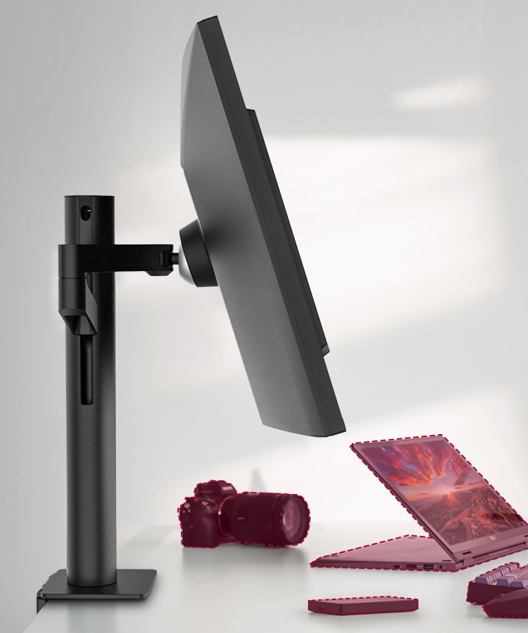 Designul compact ocupă foarte puțină suprafață de birou și contribuie, de asemenea, la o instalare mai ușoară.